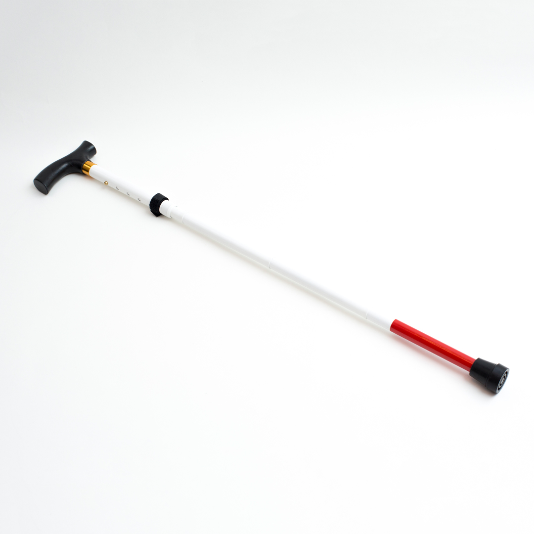 Ambutech folding support cane, adj 33"37" Blind Foundation