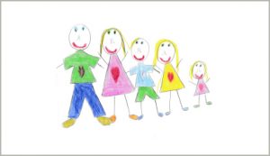 Alexa's drawing of her family